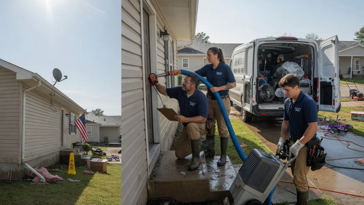 Ceiling Water Damage Restoration in Seaman, OH near me